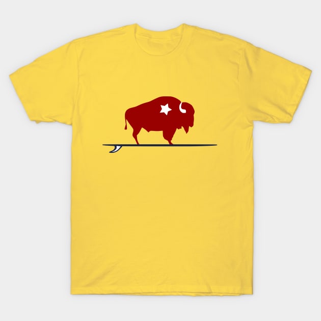 Americana Buffalo Surf T-Shirt by GrayBuffalo